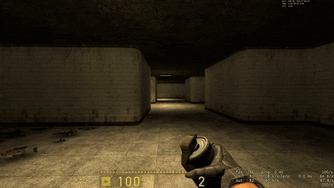 Nade cooking with the gravity gun